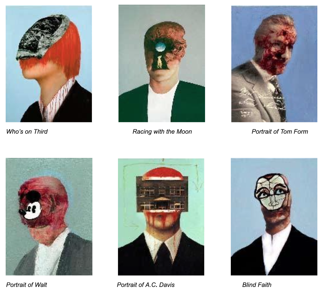 Blood Head Series I - VI