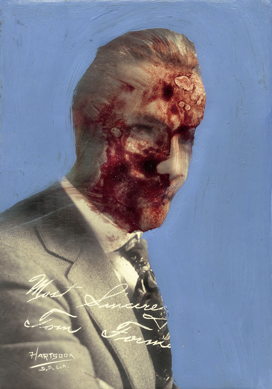 Portrait of Tom Form, Bloody Head Series